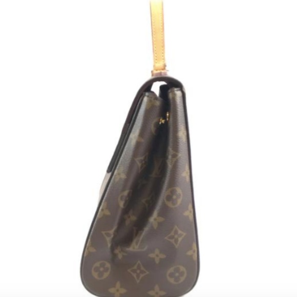 Cluny Mm Top Handle Flap Canvas Shoulder Bag - Picture 6 of 8